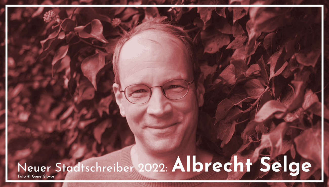 Albrecht Selge wird Bonner Stadtschreiber 2022! Parkbuchhandlung Buchhandlung Bonn Bad Godesberg